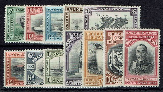 Image of Falkland Islands SG 127/38 MM British Commonwealth Stamp